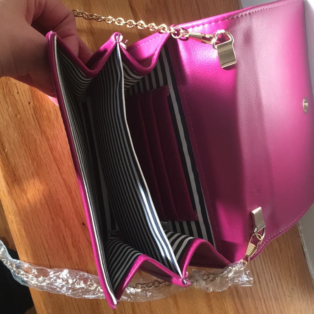 Small magenta handbag - Picture 3 of 4